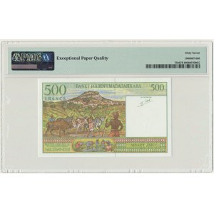 Madagascar, 500 Francs = 100 Ariary (1994) - PMG 67 EPQ