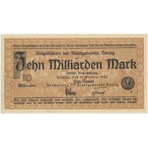 Gdańsk, 10 Billion Mark 1923