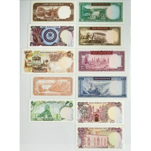 Iran, 20-1.000 Rials (1958-82) (11 pcs.)