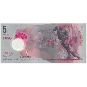 Maldives, 5 Rufiyaa 2017