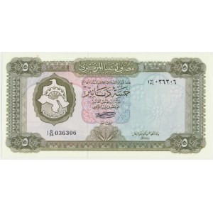 Libya, 5 Dinars (1971-72)