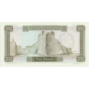 Libya, 5 Dinars (1971-72)