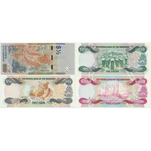 Bahamas, 50 Cents - 3 Dollars (1984-2019) (4 pcs.)