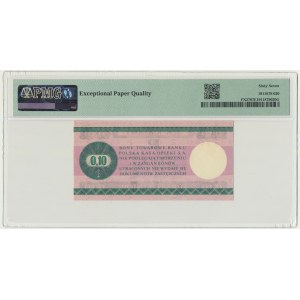Pewex, 10 centów 1979 - HB - mały - PMG 67 EPQ