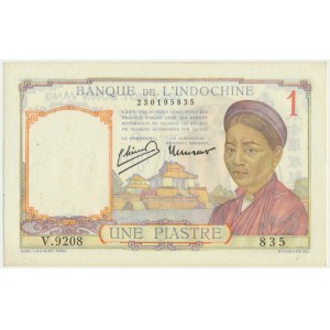 French Indochina, 1 Piastre (1946)