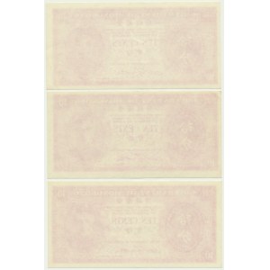 Hong Kong, 10 Cents (1945) (3 pcs.)
