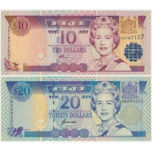 Fiji, 10-20 Dollars (1992-2002) (2 pcs.)