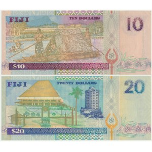 Fiji, 10-20 Dollars (1992-2002) (2 pcs.)