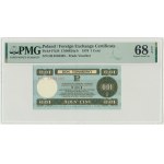 Pewex, 1 cent 1979 - HL - mały - PMG 68 EPQ