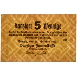 Danzig, 5 Pfennige 1923 - October - PMG 65 EPQ