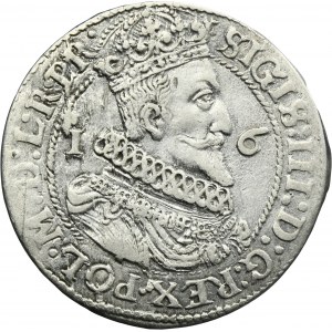 Sigismund III Vasa, 1/4 Thaler Danzig 1624/3 - PR•