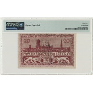 Danzig, 20 Mark 1918 - PMG 64