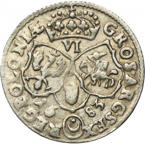John III Sobieski, 6 Groschen Bromberg 1683 TLB