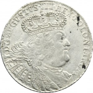 Augustus III of Poland, 18 Groschen Leipzig 1754 EC