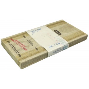 Cestovný šek NBP, 500 zlotých 1989 - balík v banderole - (100 kusov).