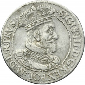 Sigismund III Vasa, 1/4 Thaler Danzig 1617 - PRVS:+ - RARE