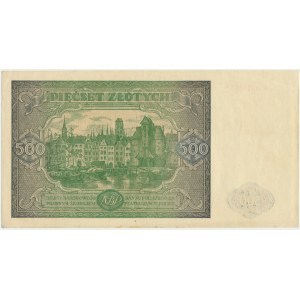 500 zloty 1946 - B -.