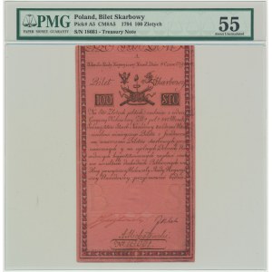 100 złotych 1794 - A - PMG 55