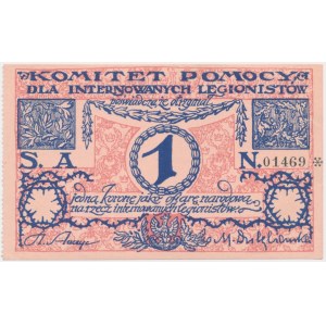 Výbor pre pomoc internovaným legionárom, 1 koruna - RARE