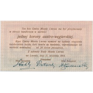 Lviv, 1 crown 1914 - Ser. XIV