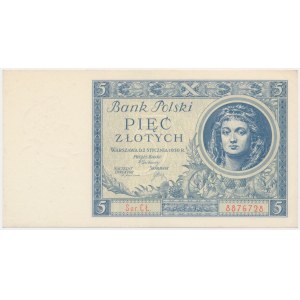 5 złotych 1930 - Ser. CŁ. - polska litera