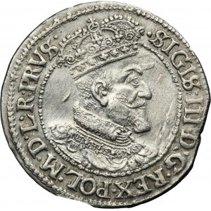 Sigismund III Vasa, 1/4 Thaler Danzig 1621 - RARE