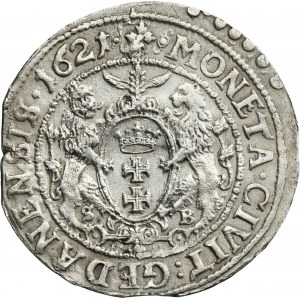 Sigismund III Vasa, 1/4 Thaler Danzig 1621 - RARE