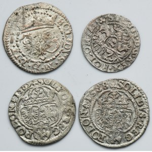 Lot, Sigismund III Vasa, Schilling (4 pcs.)