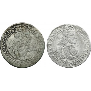 Lot, John II Casimir, 1/4 Thaler (2 pcs.)