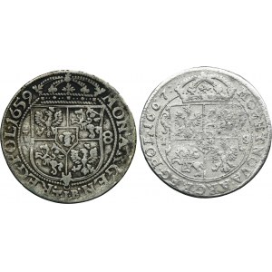 Lot, John II Casimir, 1/4 Thaler (2 pcs.)