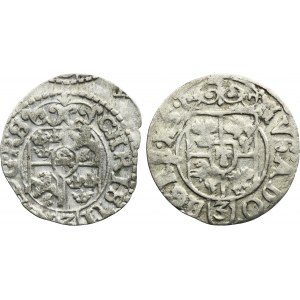 Lot, Livonia and Elbing under Sweden, Gustav II Adolf and Christina, 3 Polker (2 pcs.)