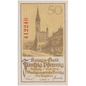 Danzig, 50 Pfennige 1918