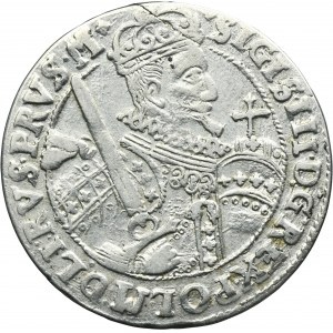 Sigismund III Vasa, 1/4 Thaler Bromberg 1622 - PRVS M