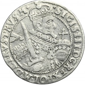 Sigismund III Vasa, 1/4 Thaler Bromberg 1623 - PRVS M