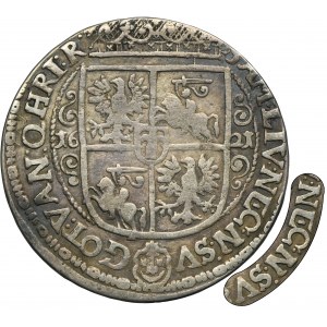 Sigismund III Vasa, 1/4 Thaler Bromberg 1621 - PRVS MAS - RARE