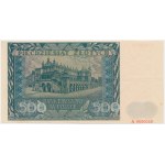 50 zlotys 1941 REMPLACEMENT de 500 zlotys 1961
