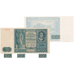 50 złotych 1941 PRZERÓBKA na 500 zł 1961