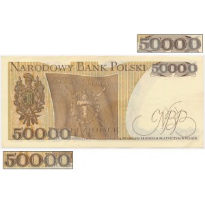 500 złotych 1982 PRZERÓBKA na 50.000 zł 1982