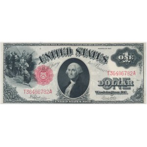 USA, Sceau rouge, $1 1917 - Speelman &amp; White -.