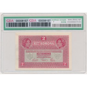 Austria, 2 Kronen 1917 (1919) - GDA 64 NET