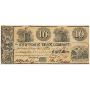 USA, New York, 10 Dollars 1838