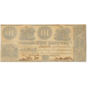 USA, New York, 10 Dollars 1838