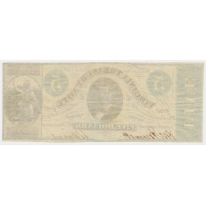 USA, Virginia, 5 Dollars 1862