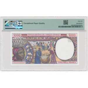 Gabon, 5.000 Francs (2000) - PMG 66 EPQ