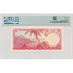 Eastern Carribean States, 1 Dollar (1965) - PMG 64