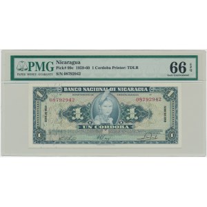 Nicaragua, 1 Cordoba (1959-60) - PMG 66 EPQ