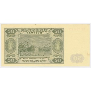 50 złotych 1948 - EE - numer radarowy