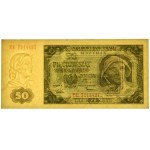 50 złotych 1948 - EE - numer radarowy