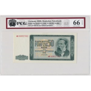 German Democratic Republic, 50 Mark 1964 - PCG 66 EPQ