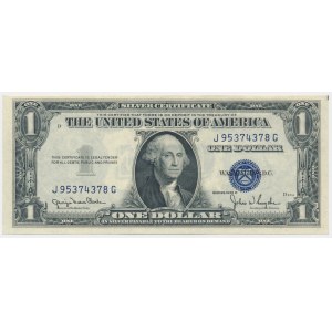 USA, Silver Certificate, 1 Dollar 1935 - D - Clark & Snyder